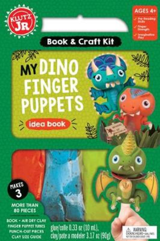 My Dino Finger Puppets by Editors of Klutz (9781338355284) Harry