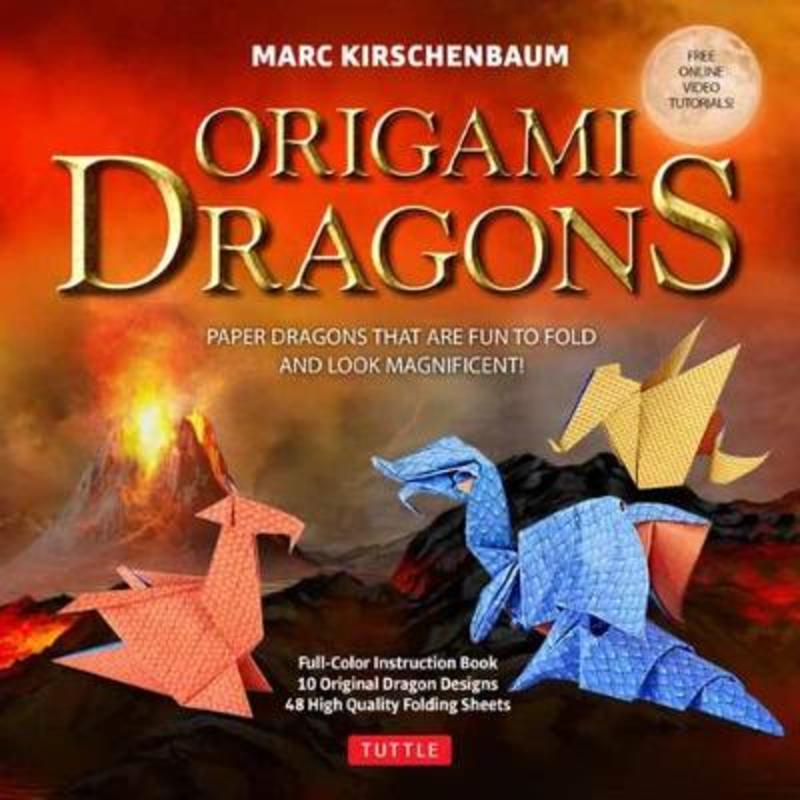 Origami Dragons Kit by Marc Kirschenbaum (9780804853101) Harry Hartog
