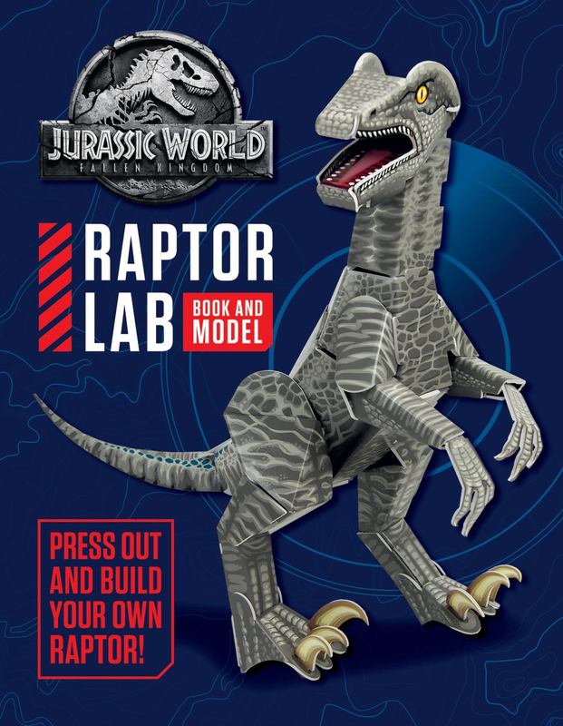 Jurassic World Fallen Kingdom Raptor Lab Book And Model By